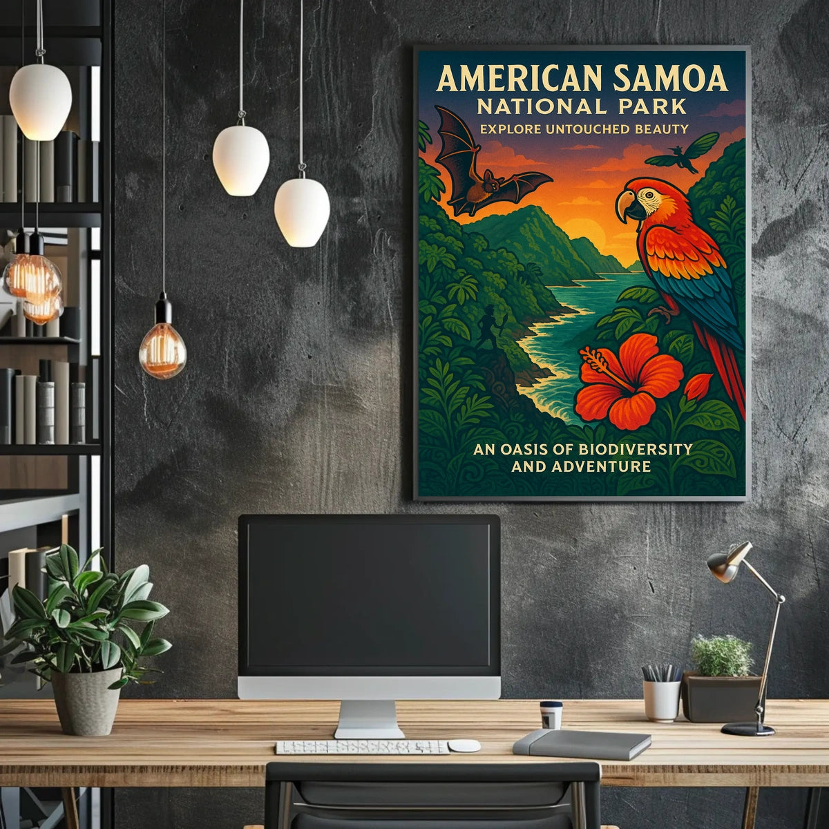 American Samoa's Pristine Beauty National Park Poster