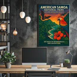 American Samoa's Pristine Beauty National Park Poster