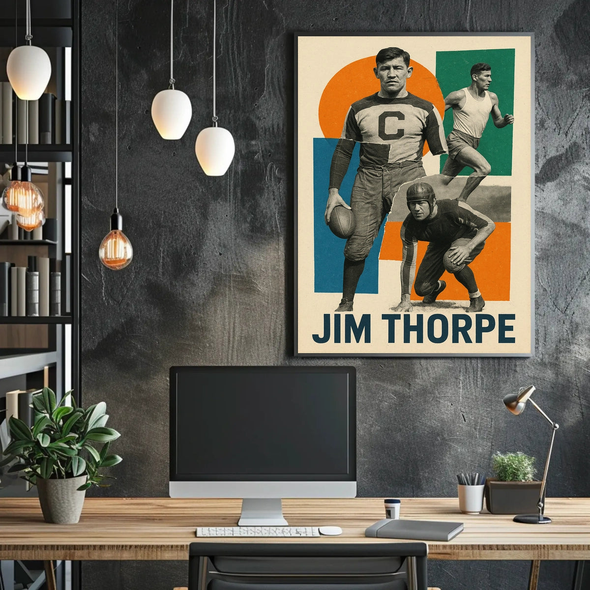 Jim Thorpe Athletic Legend Poster
