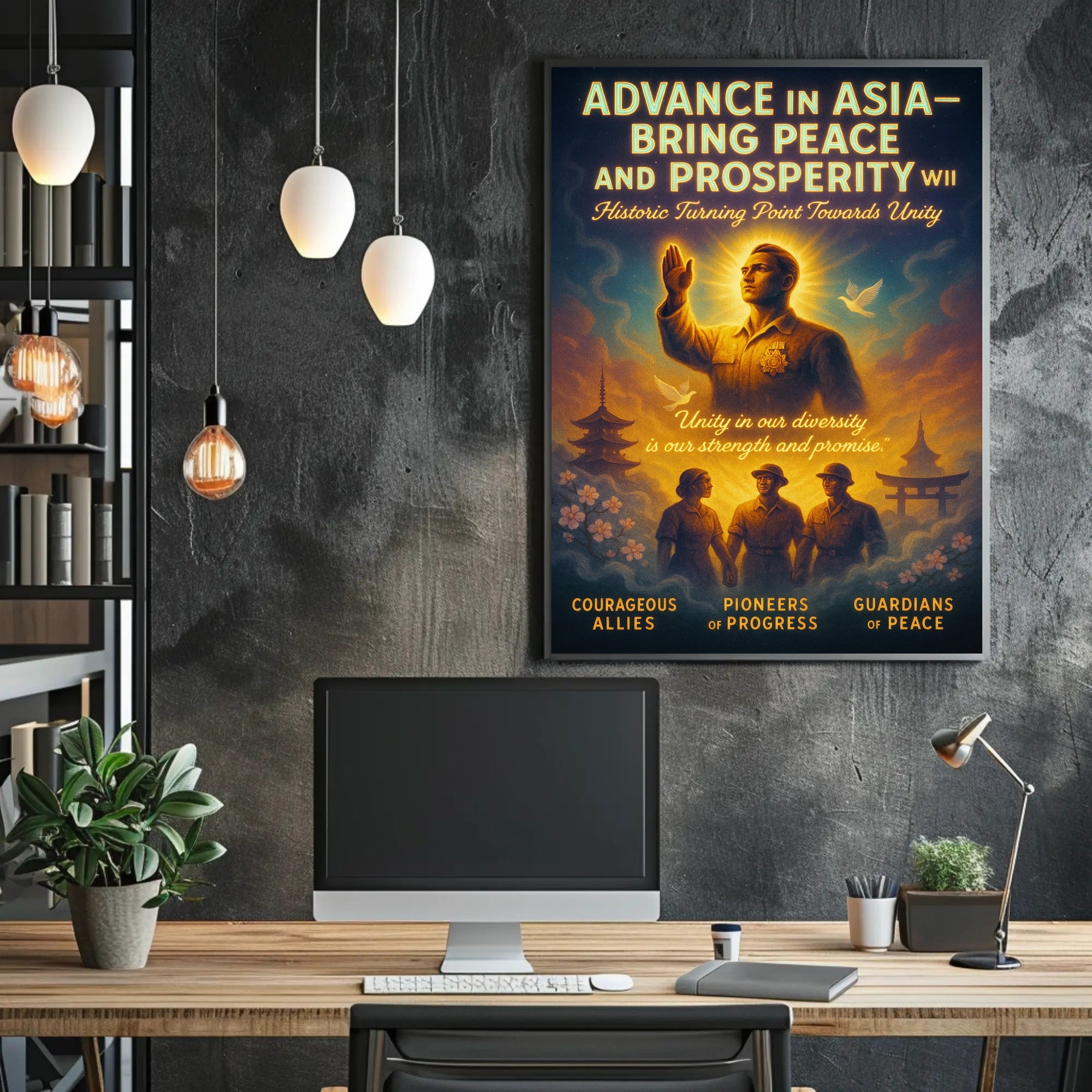 Advance in Asia Unity and Progress Poster