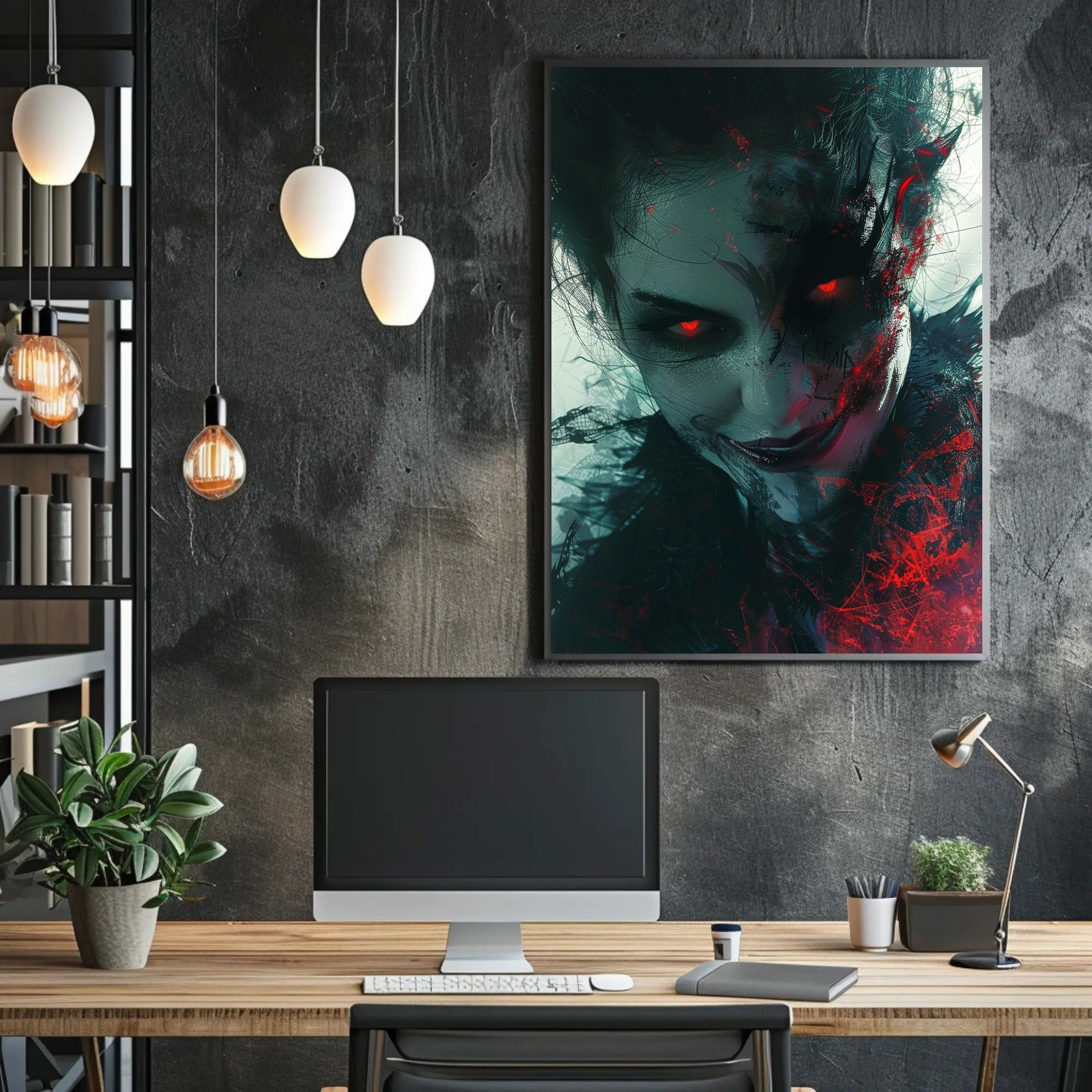 Enigmatic Glare Poster PosterGoat