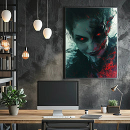 Enigmatic Glare Poster PosterGoat