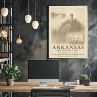 Arkansas The Natural State Poster