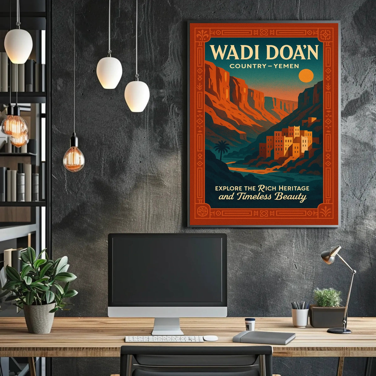 Wadi DoAn YemenS Timeless Beauty Poster