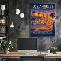 Los Angeles City of Dreams Poster Print PosterGoat