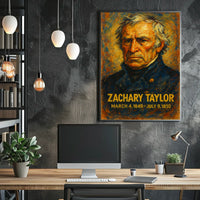 Zachary Taylor 12Th President Poster