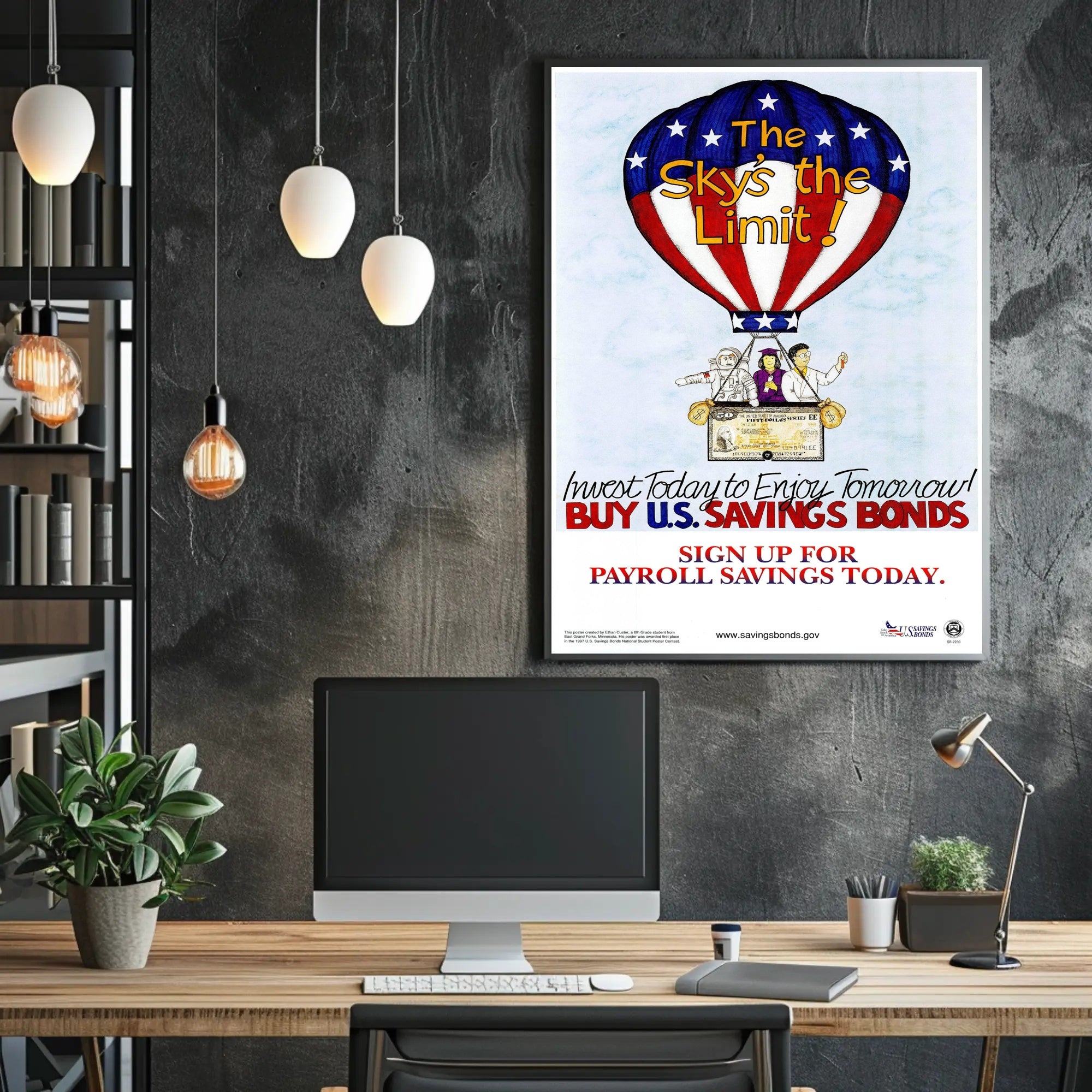 The Sky's the Limit! Poster PosterGoat
