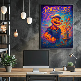 Popeye Vintage Poster Art Print 1929 Timeless Icon