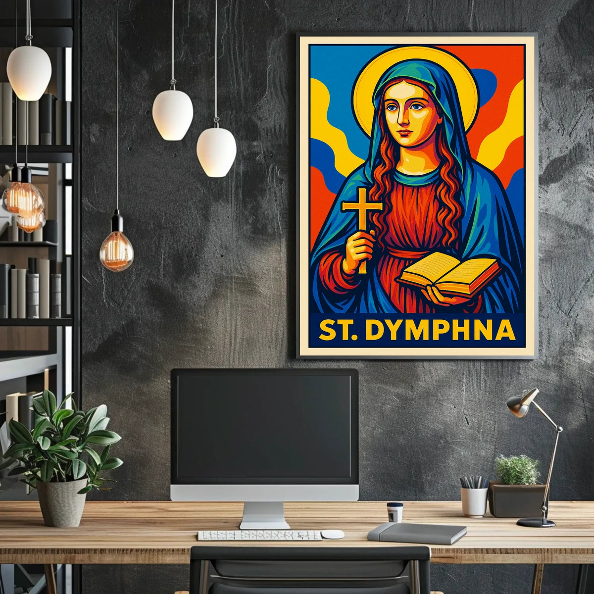 St. Dymphna Poster