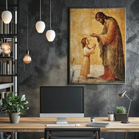 Serene Divine Blessing Religious Art Classical Poster