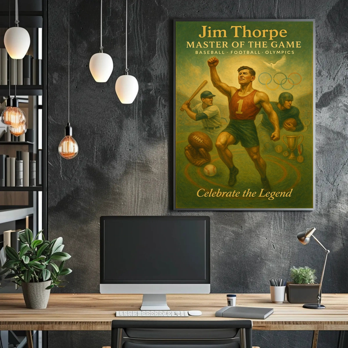 Master of the Game Jim Thorpe Poster