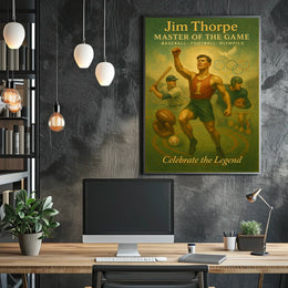 Master of the Game Jim Thorpe Poster