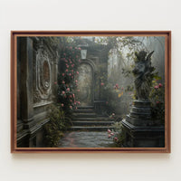 Mystical Renaissance Garden Fantasy Poster Art
