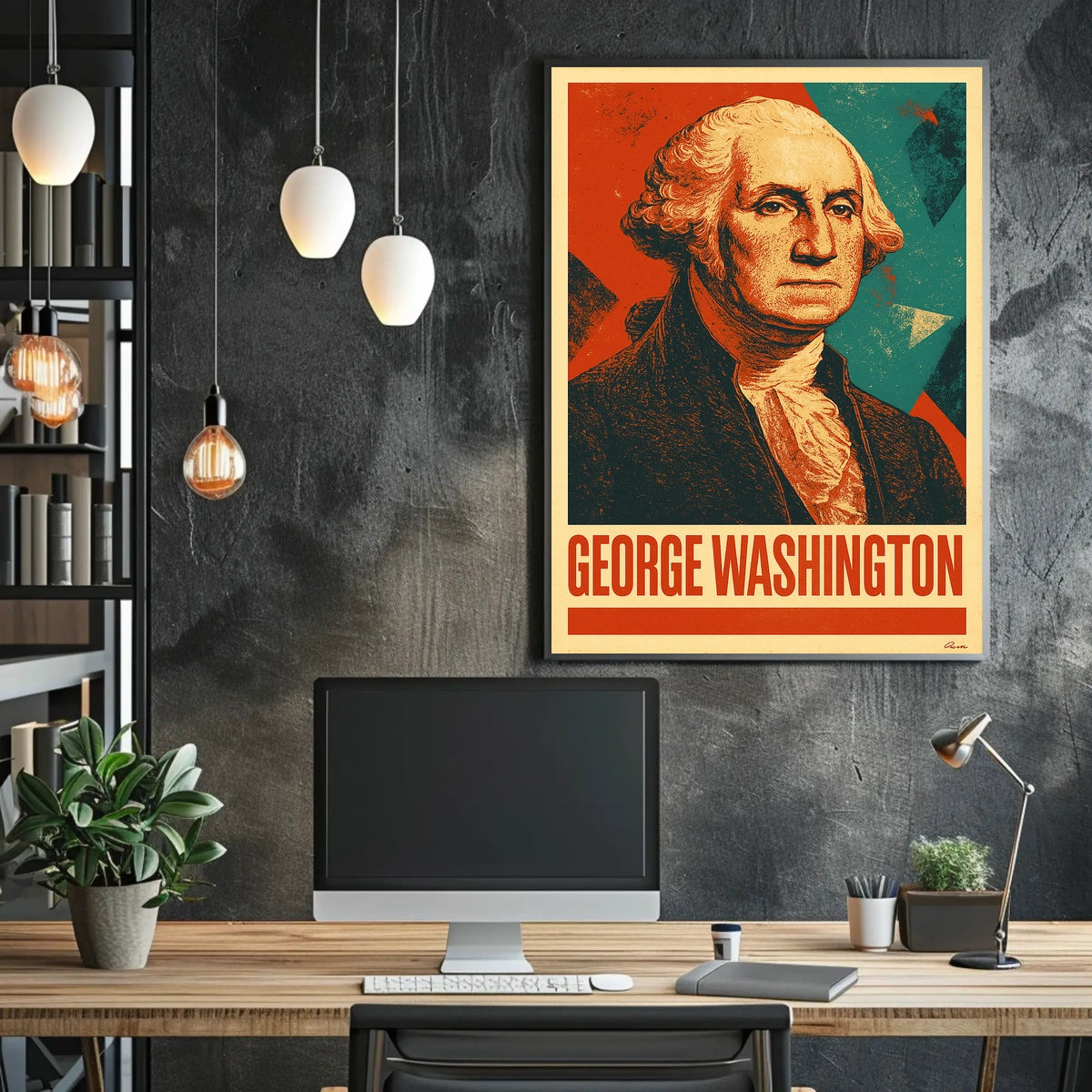 George Washington 1St President Poster