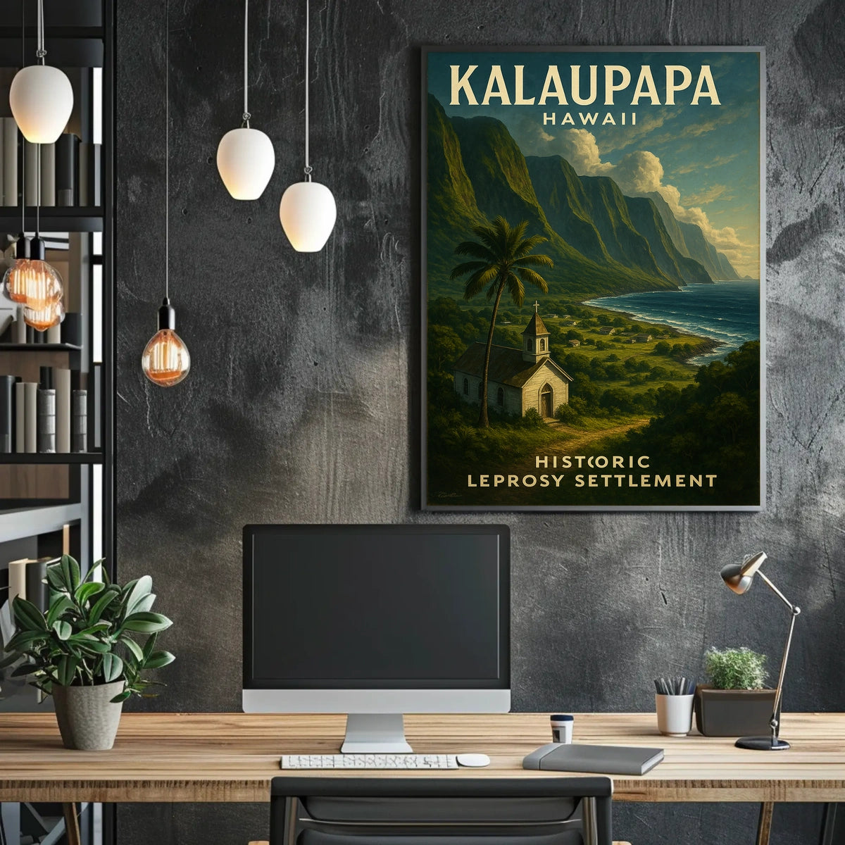 Kalaupapa Historic Leprosy Settlement Poster