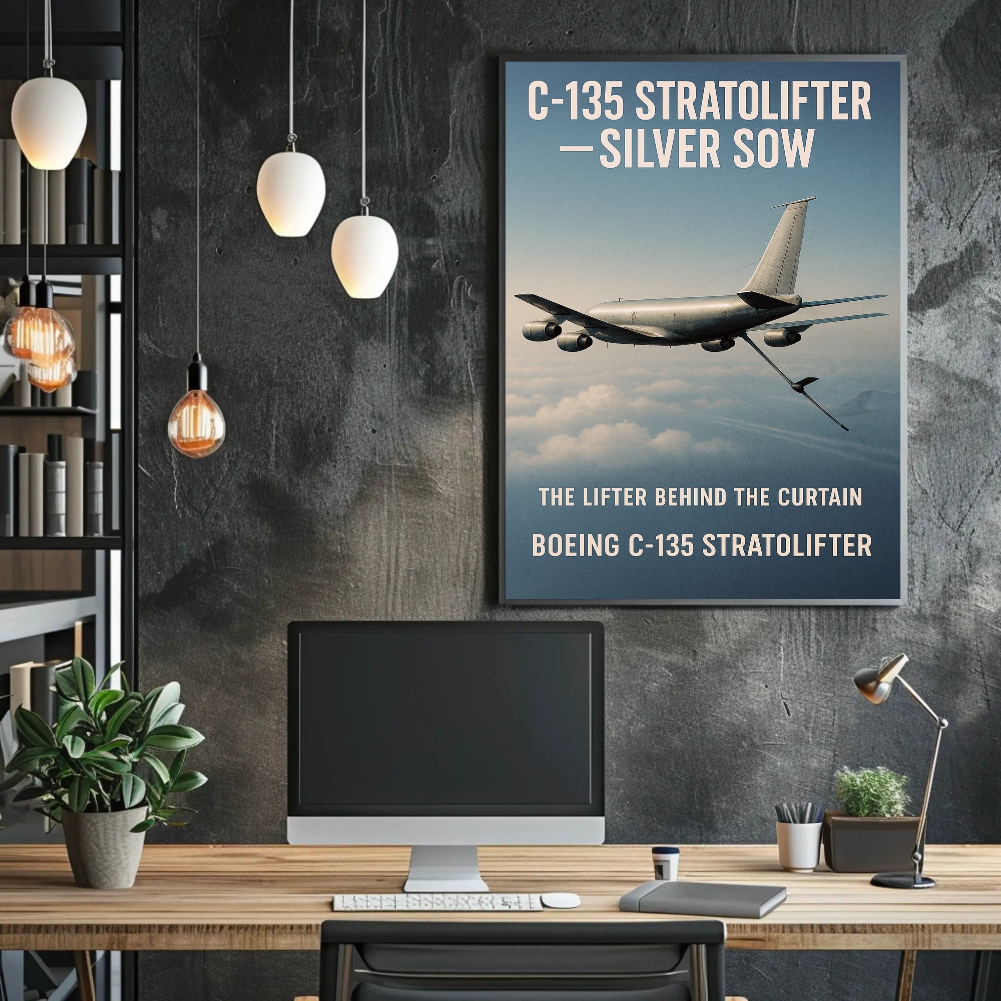 The Lifter Behind the Curtain Boeing C-135 Stratolifter Poster PosterGoat