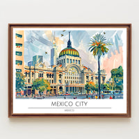Vibrant Mexico City Poster