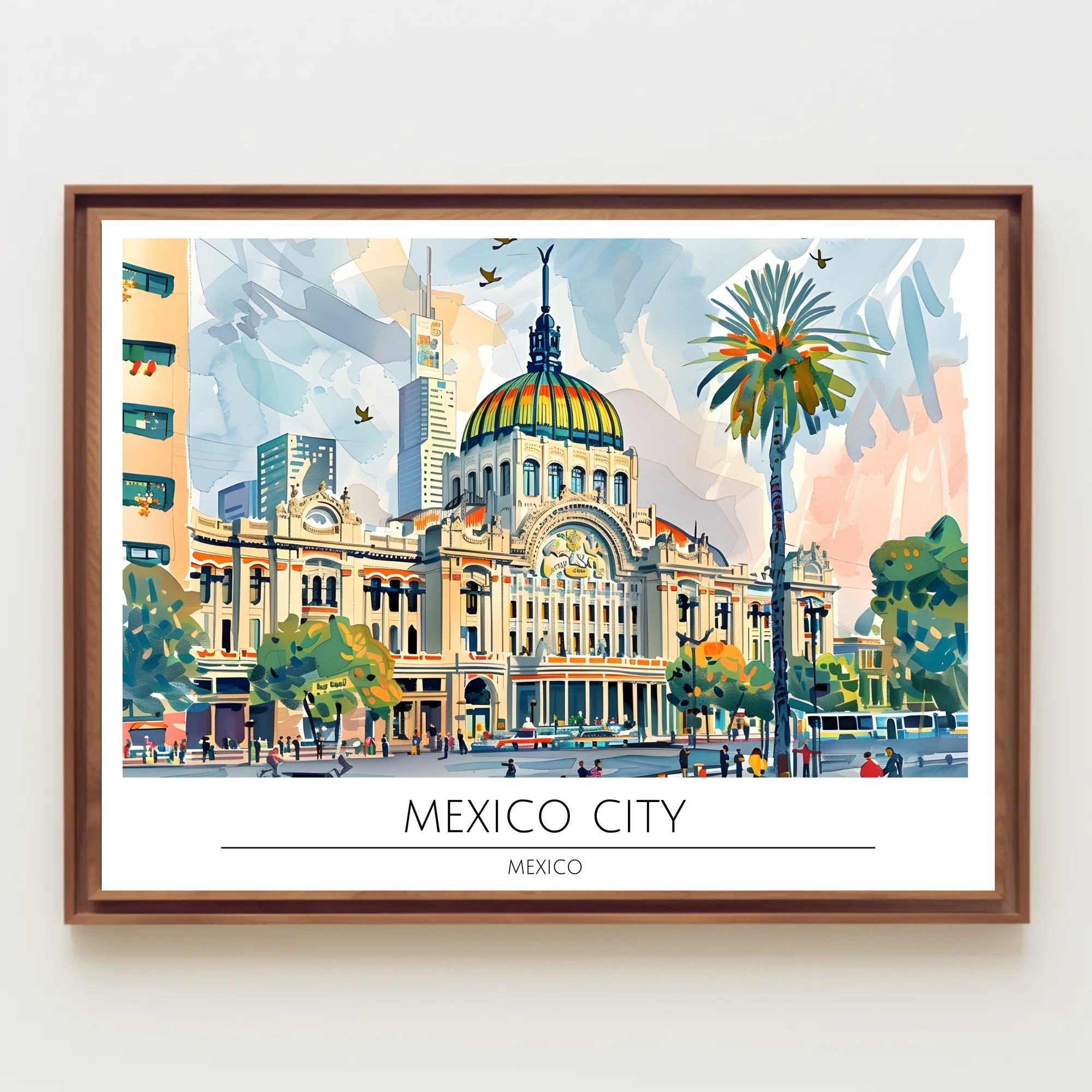 Vibrant Mexico City Poster