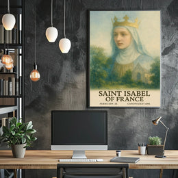 Saint Isabel Of France Poster