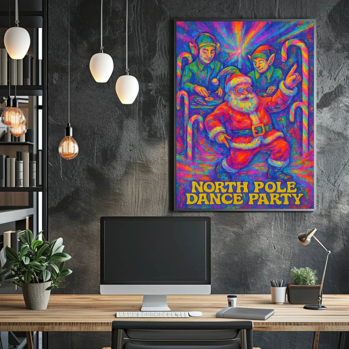 North Pole Dance Party Poster