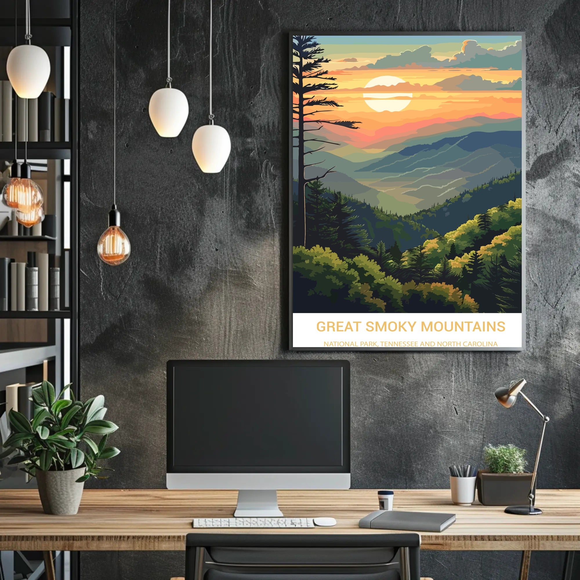 Great Smoky Mountains National Park Sunrise Poster