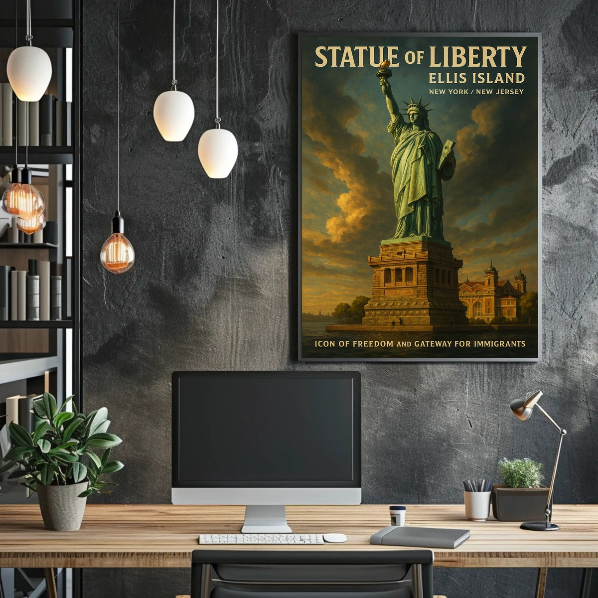 Statue Of Liberty Icon Of Freedom Poster