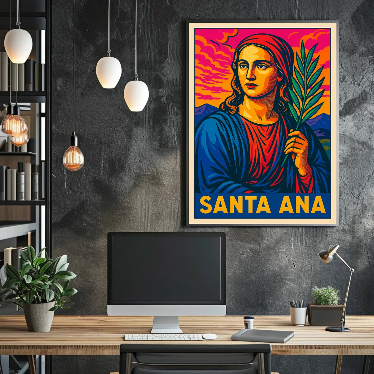 Santa Ana Saint Poster