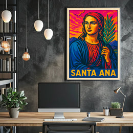 Santa Ana Saint Poster