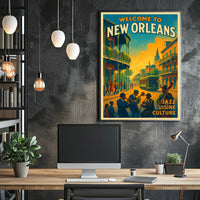 Welcome to New Orleans Poster PosterGoat