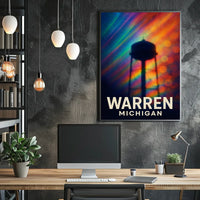 Warren, Michigan A Colorful Tribute Poster