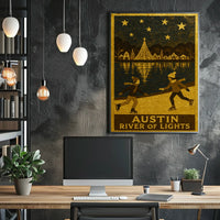 Austin River Of Lights Poster