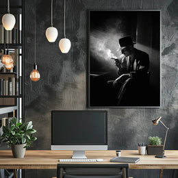 Noir Reflection Poster