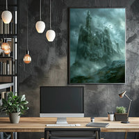 Haunting Gothic Castle Fantasy or Mythology Poster PosterGoat
