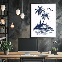 Vibrant Urban Landscape Art Poster