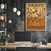 Paris 1924 Olympics Poster PosterGoat