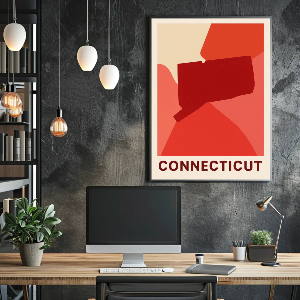 Connecticut A Vibrant Representation Poster