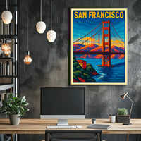 San Francisco Skyline Poster