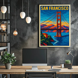 San Francisco Skyline Poster