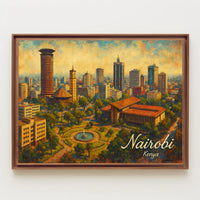 Nairobi Cityscape Poster