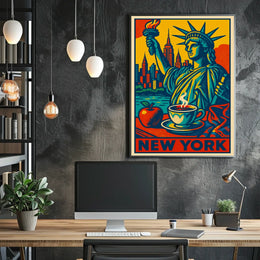 New York Iconic Imagery Poster