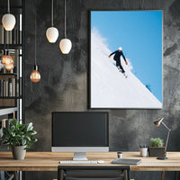 Skiing Adventure Poster