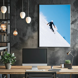 Skiing Adventure Poster