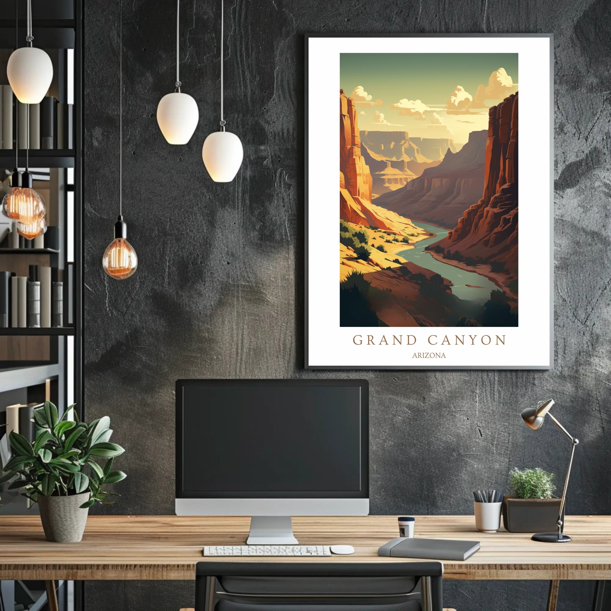 Majestic Grand Canyon Poster PosterGoat