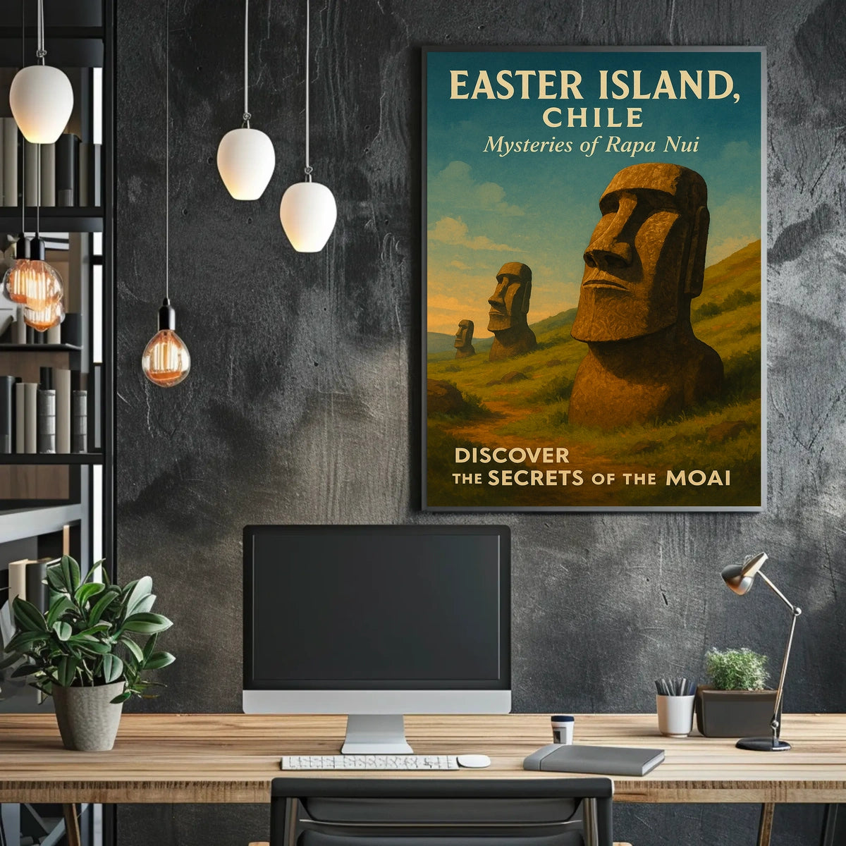 Discover the Mysteries of Easter Island Poster
