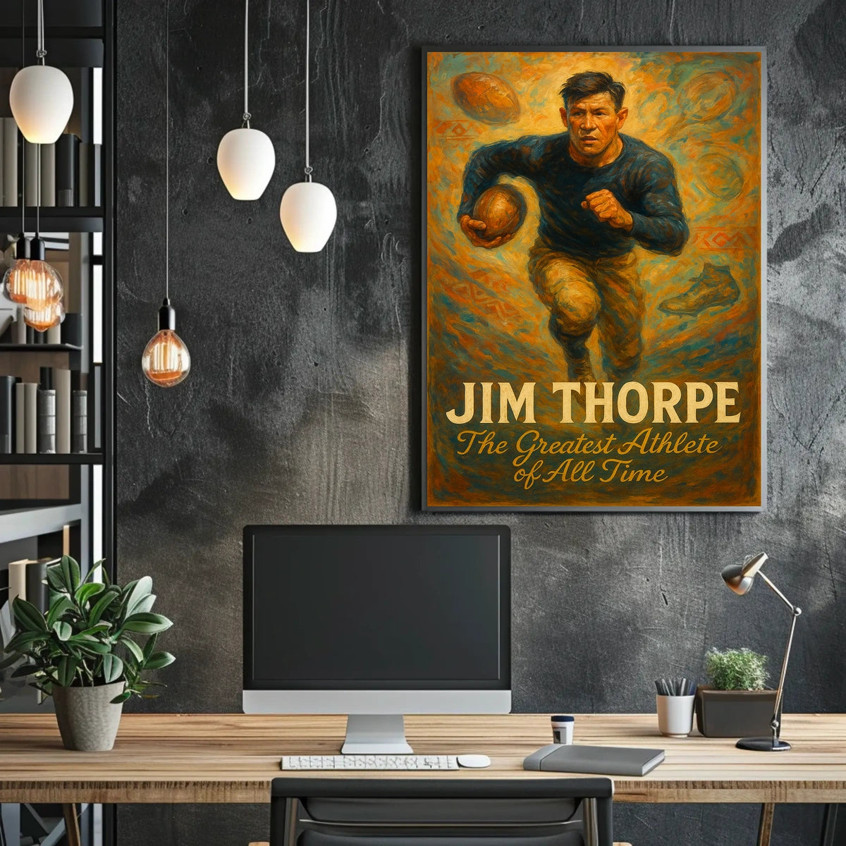 Jim Thorpe Legendary Athlete Jim Thorpe Poster