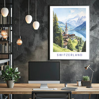 Scenic Switzerland Poster PosterGoat