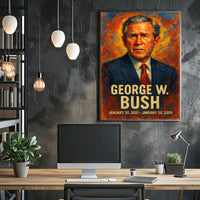 George W. Bush Presidential Tenure Poster