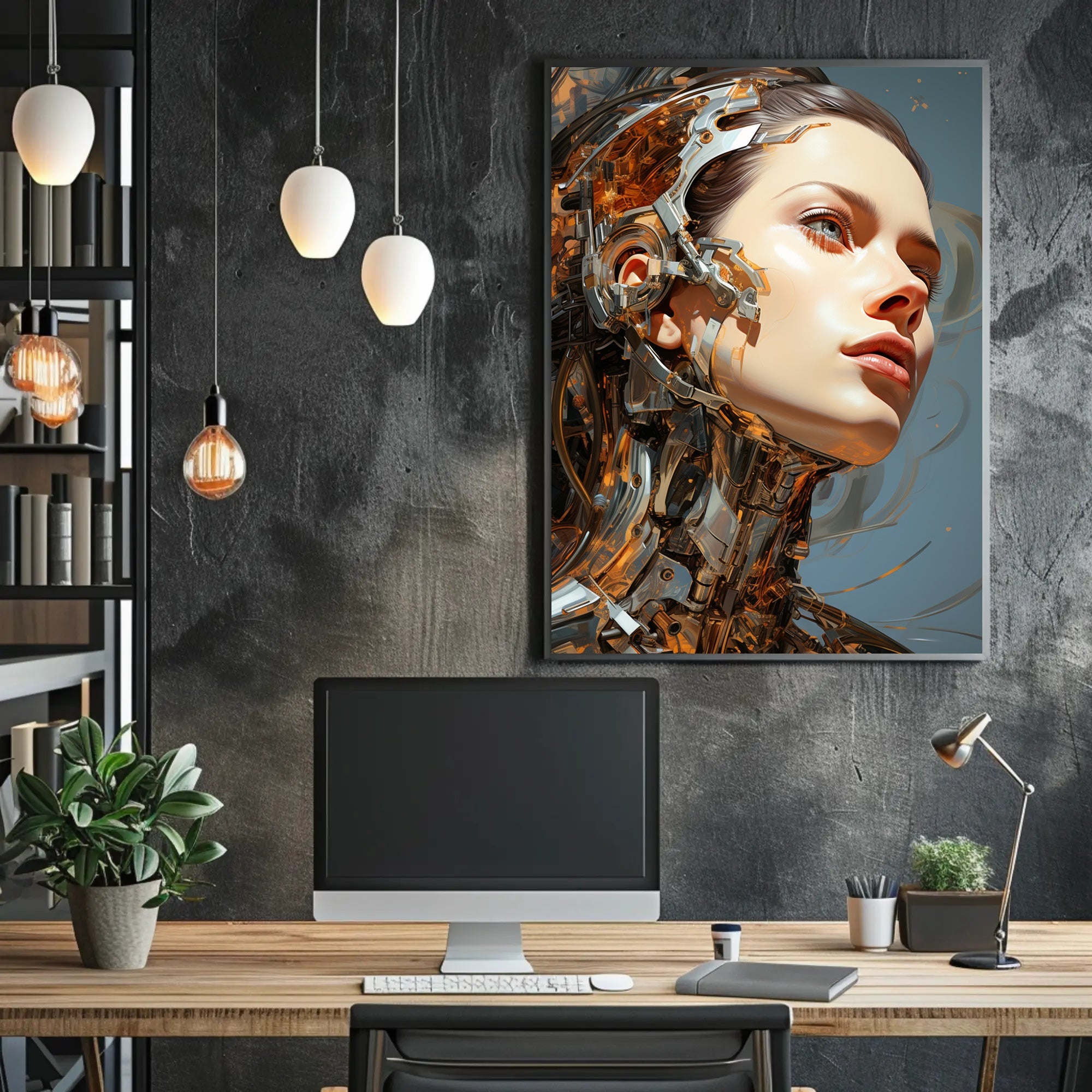 Futuristic Vision Poster PosterGoat