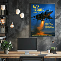 AV-8 Harrier Jump Jet Poster