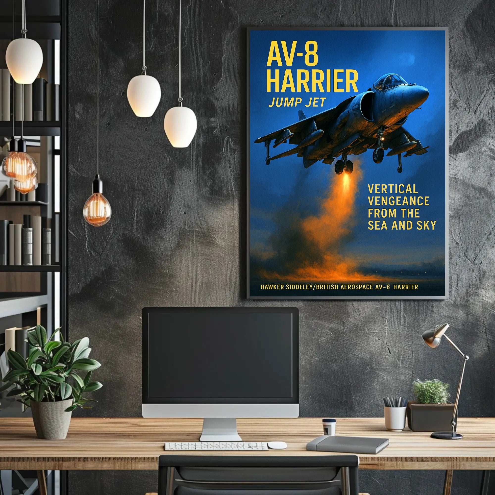 AV-8 Harrier Jump Jet Poster